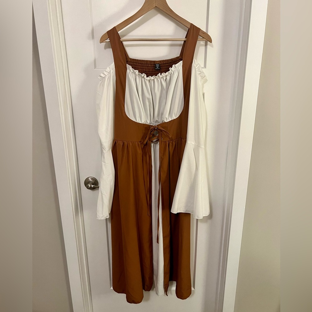 Maiden dress with corset front